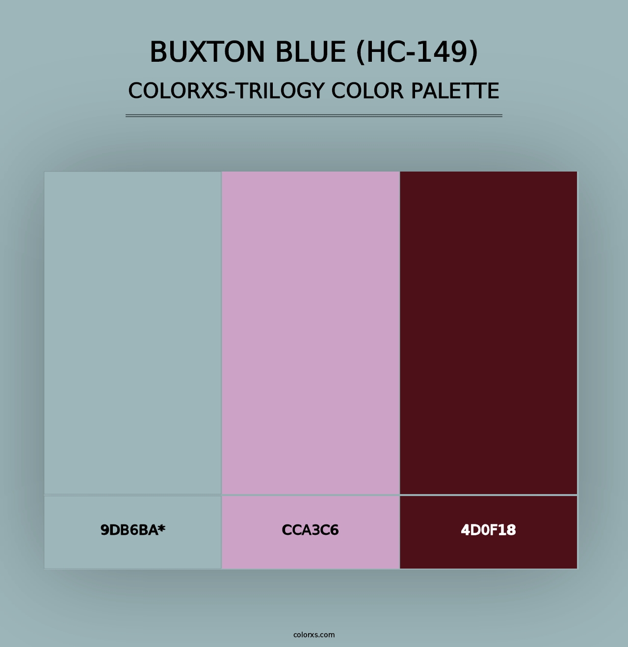 Buxton Blue (HC-149) - Colorxs Trilogy Palette