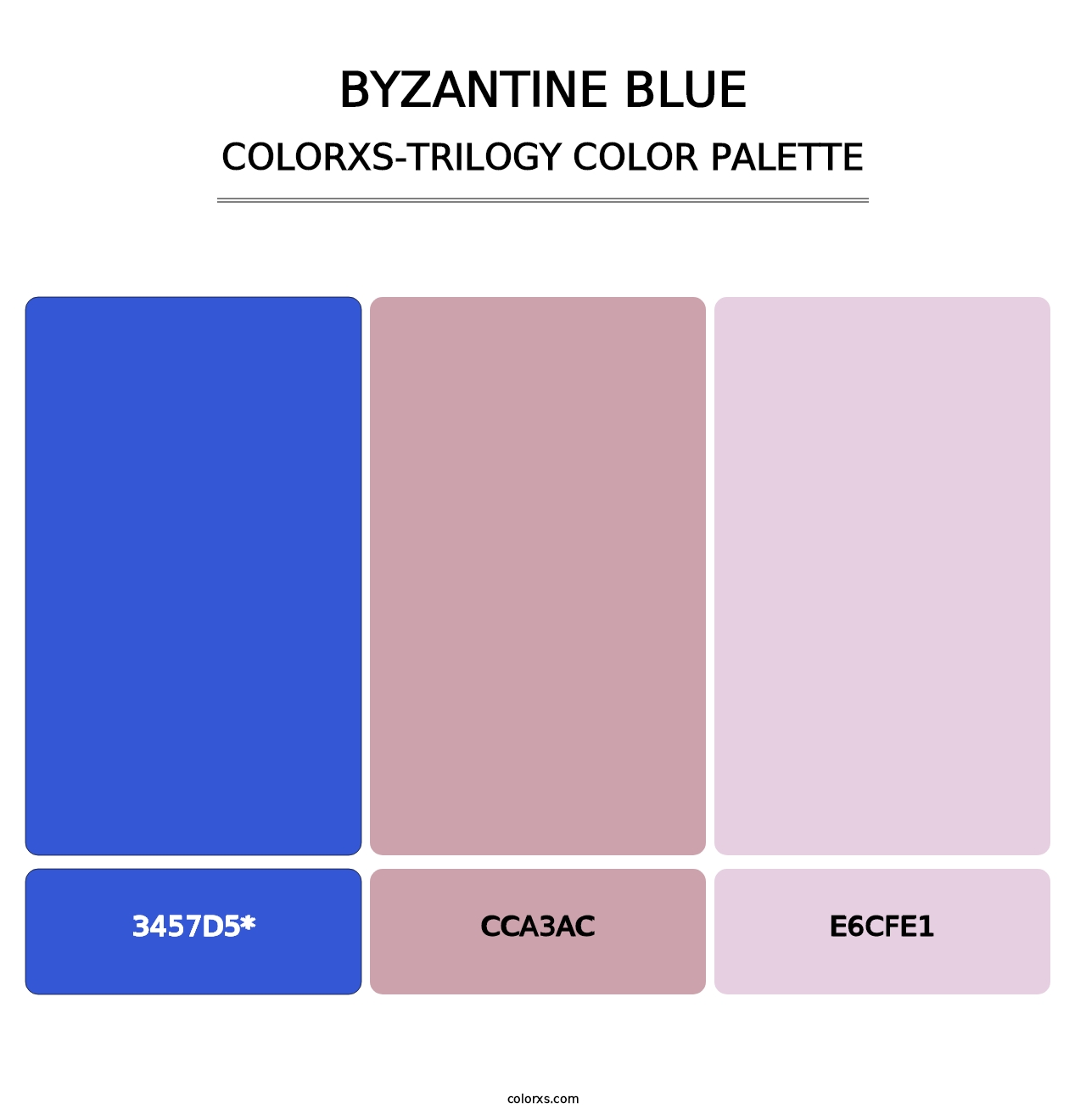 Byzantine Blue - Colorxs Trilogy Palette