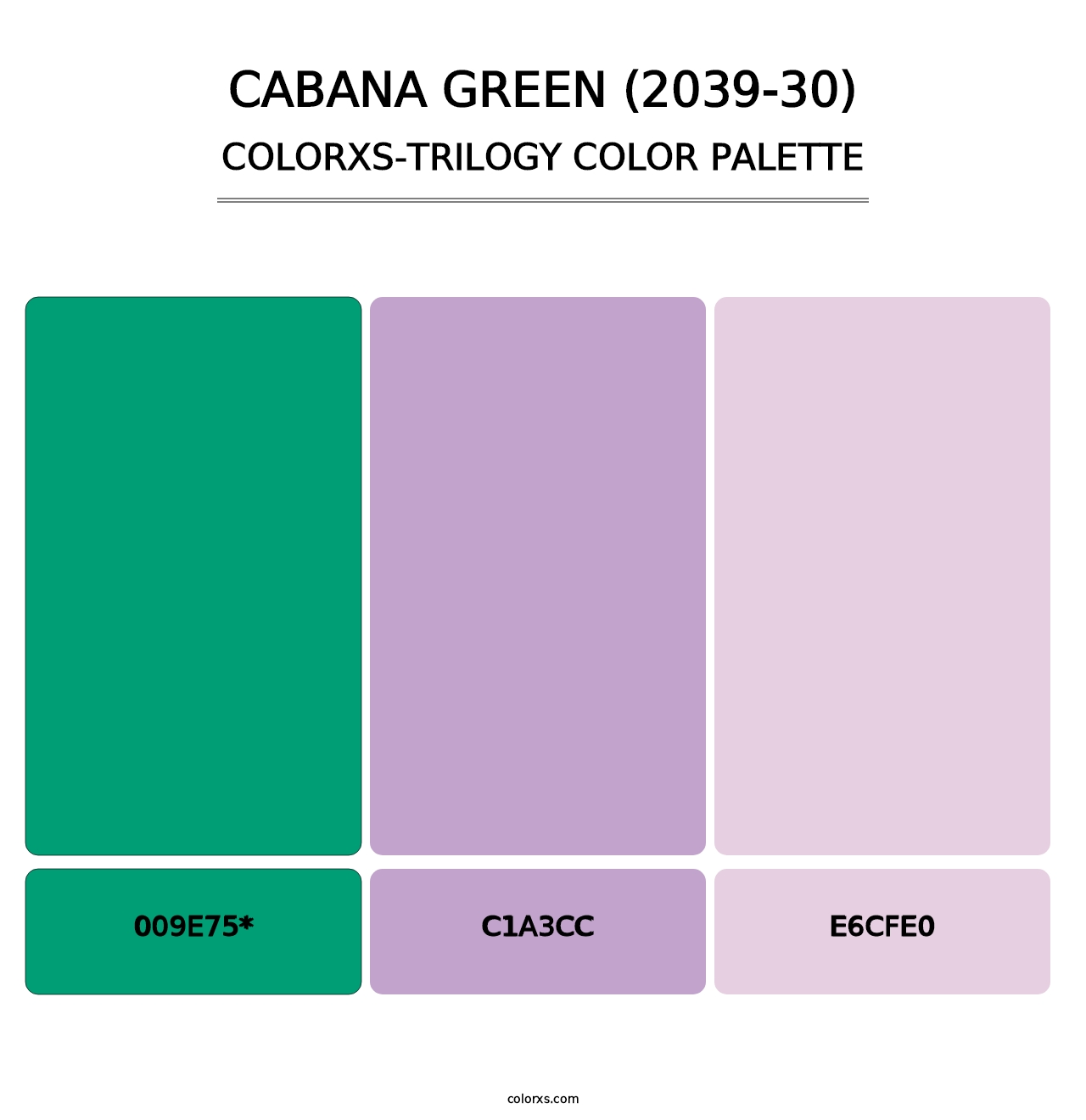 Cabana Green (2039-30) - Colorxs Trilogy Palette