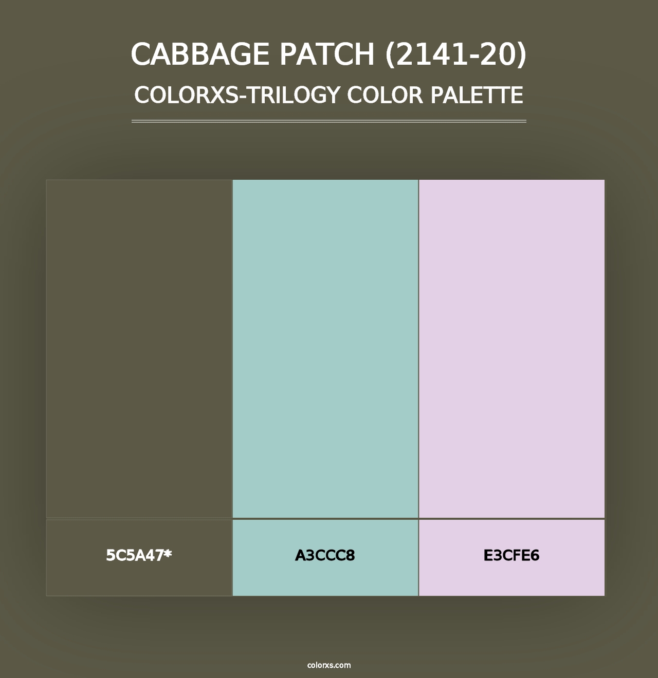 Cabbage Patch (2141-20) - Colorxs Trilogy Palette