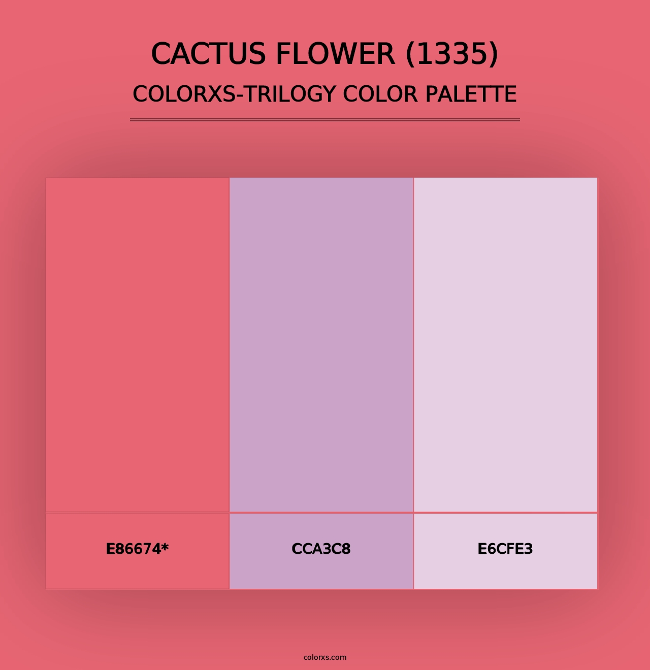 Cactus Flower (1335) - Colorxs Trilogy Palette