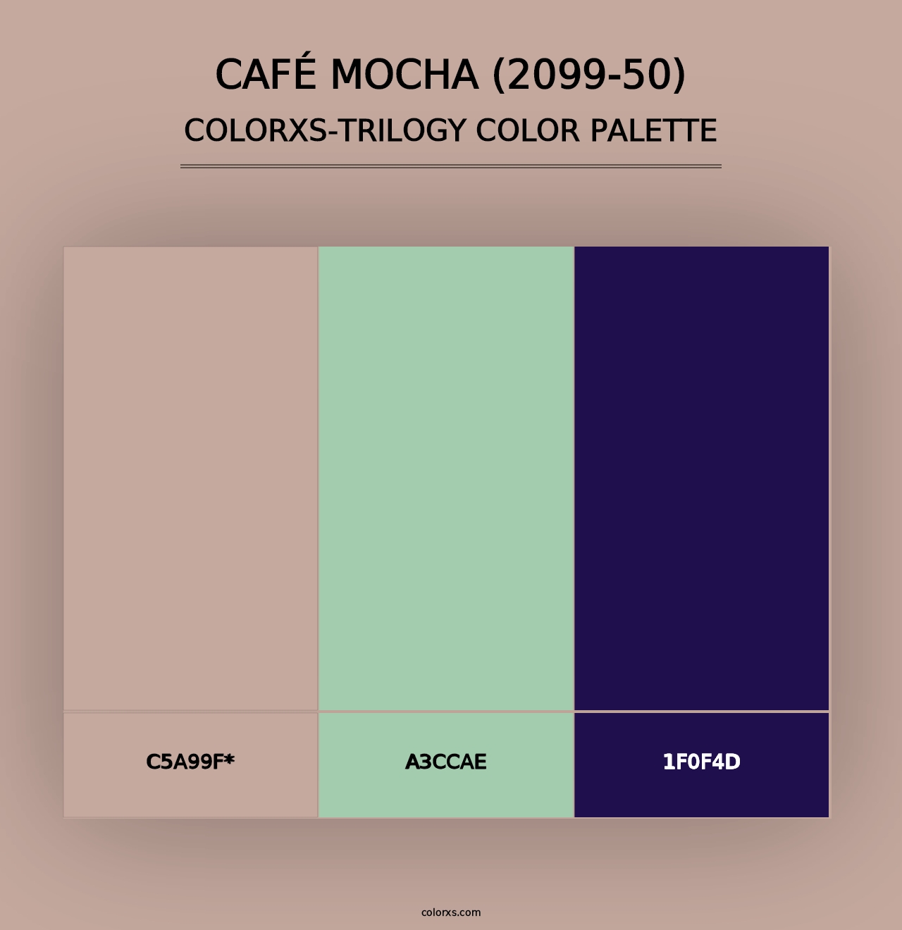 Café Mocha (2099-50) - Colorxs Trilogy Palette