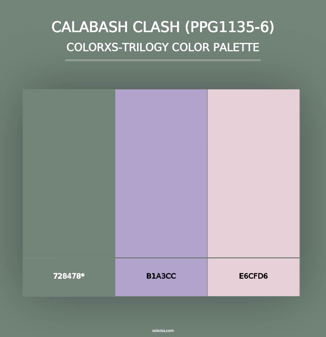 Calabash Clash (PPG1135-6) - Colorxs Trilogy Palette