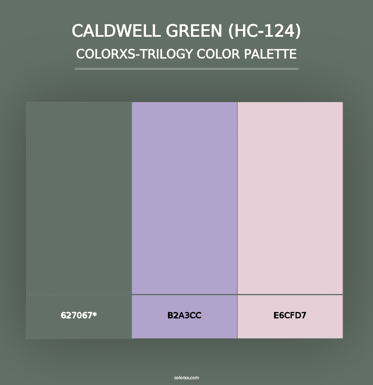 Caldwell Green (HC-124) - Colorxs Trilogy Palette