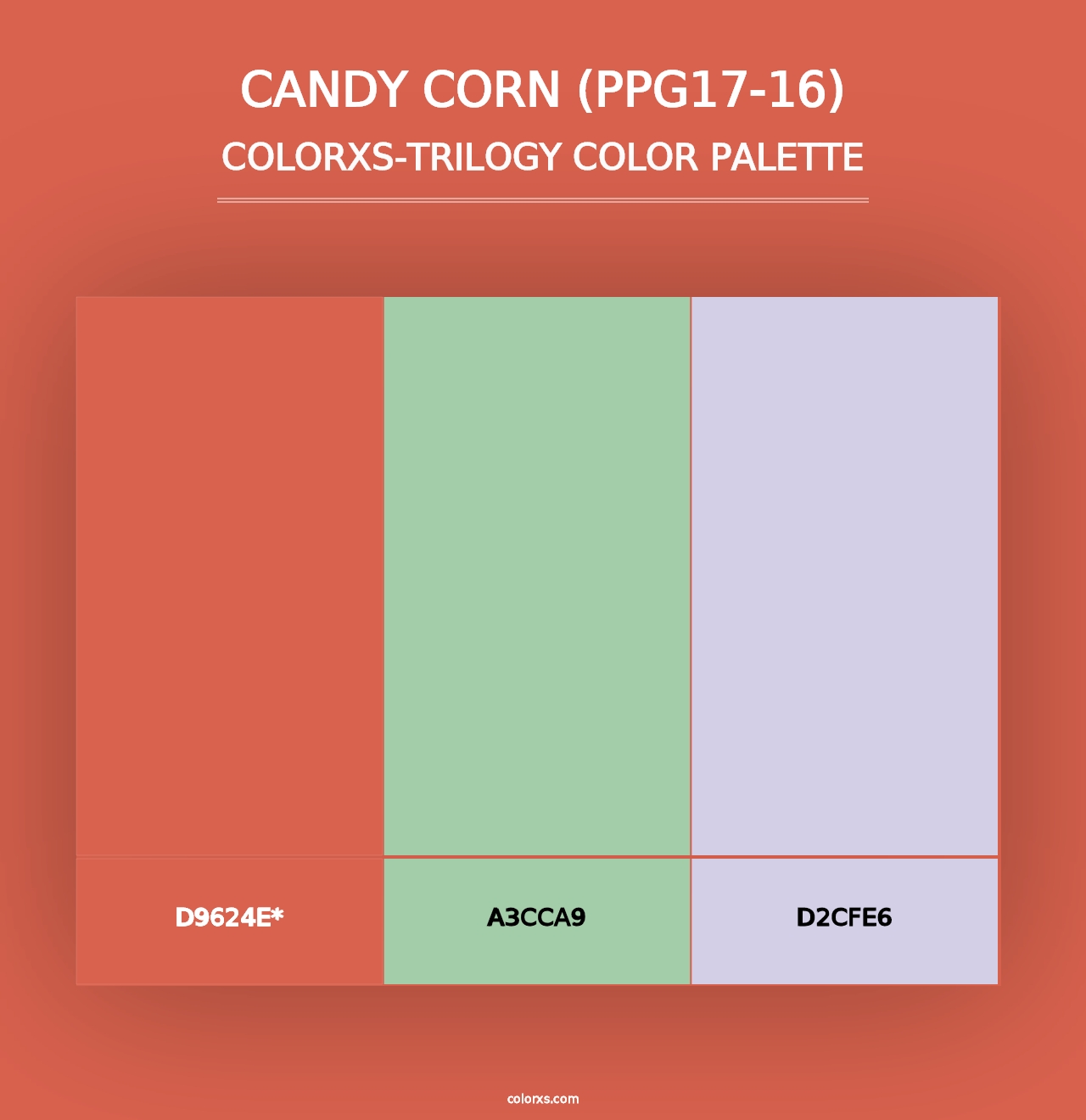 Candy Corn (PPG17-16) - Colorxs Trilogy Palette