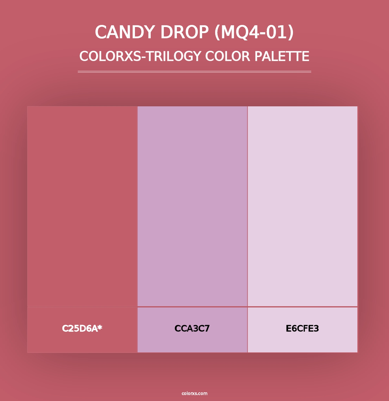 Candy Drop (MQ4-01) - Colorxs Trilogy Palette