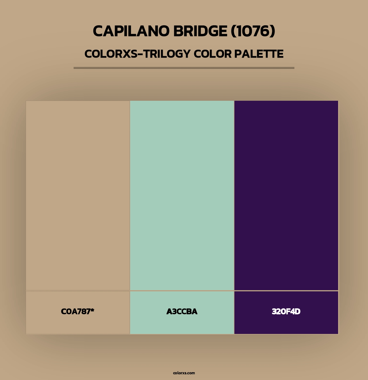 Capilano Bridge (1076) - Colorxs Trilogy Palette