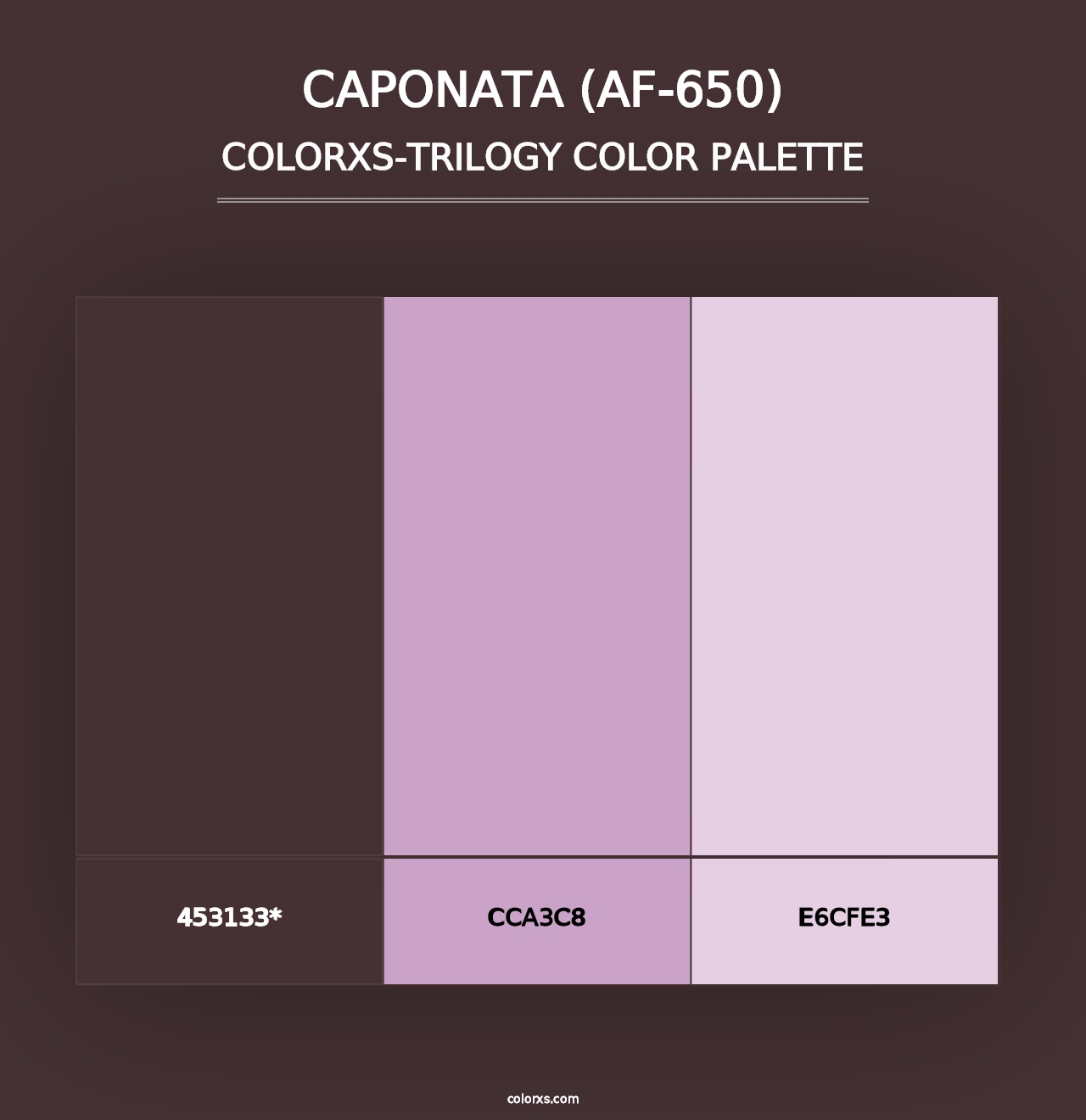 Caponata (AF-650) - Colorxs Trilogy Palette