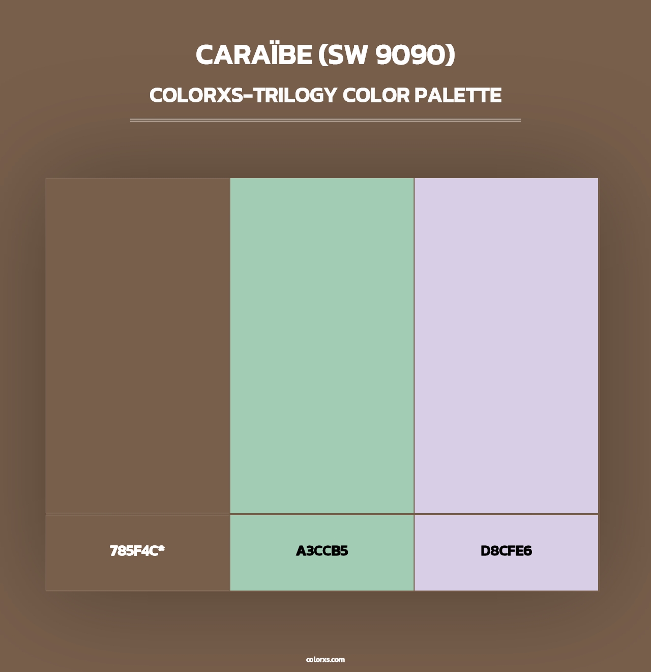 Caraïbe (SW 9090) - Colorxs Trilogy Palette