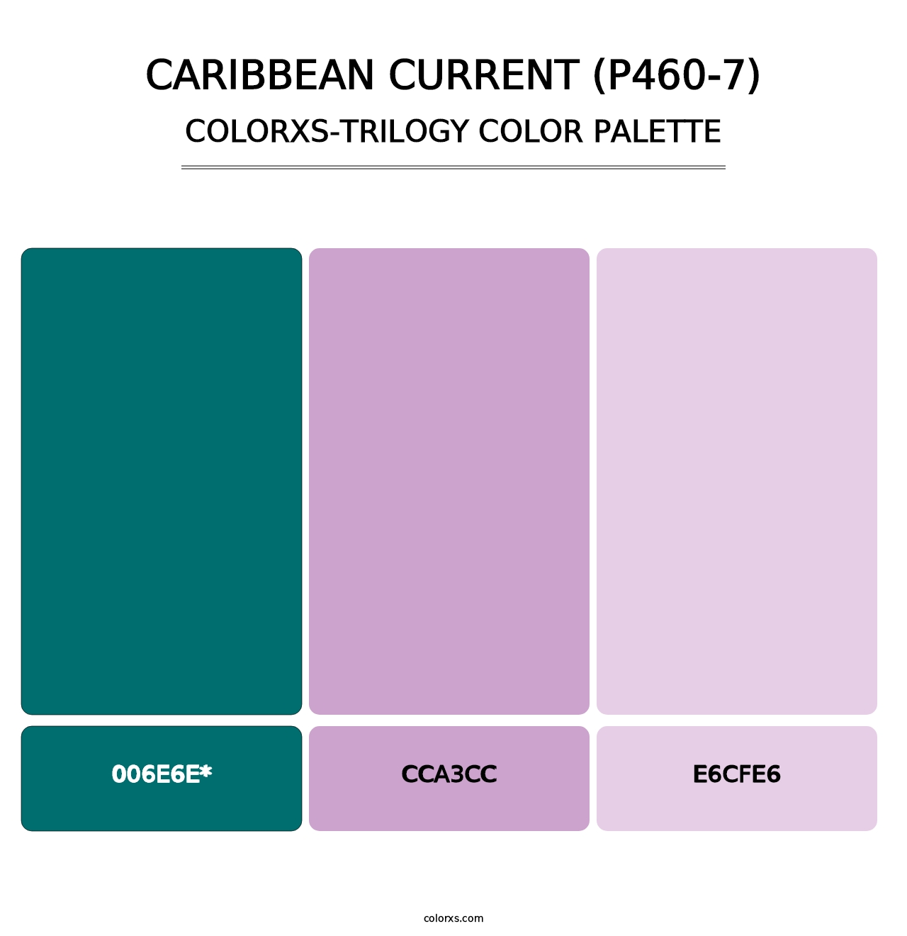 Caribbean Current (P460-7) - Colorxs Trilogy Palette