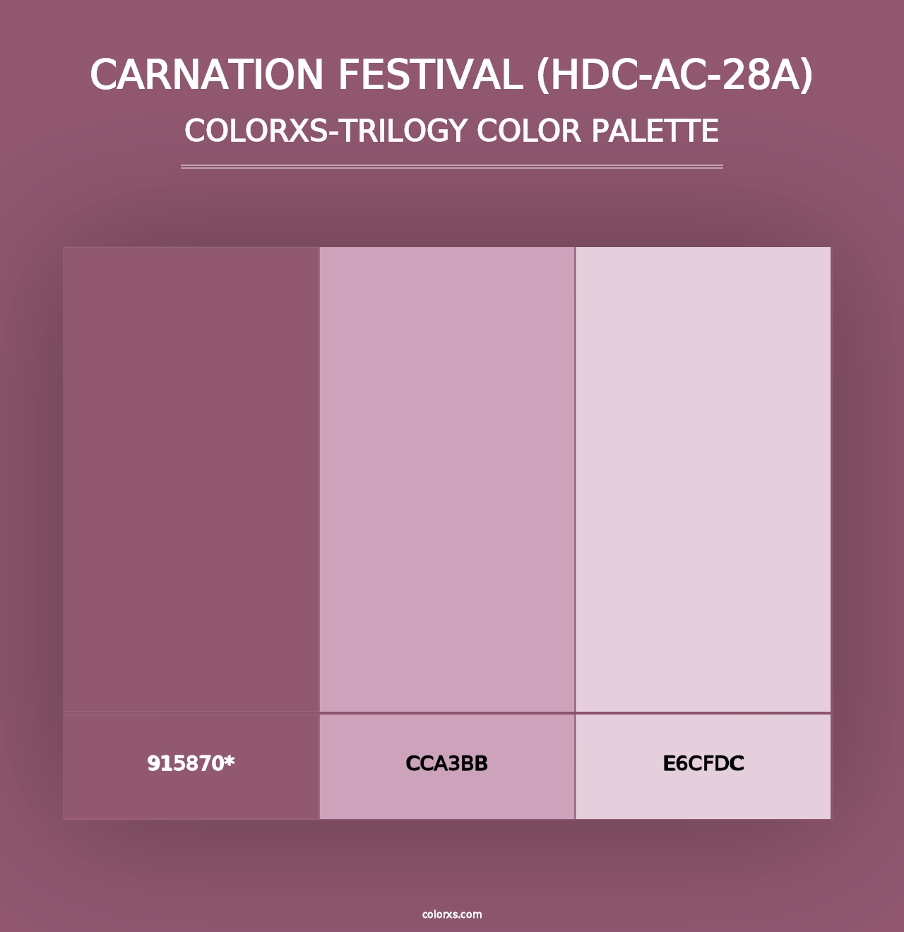 Carnation Festival (HDC-AC-28A) - Colorxs Trilogy Palette