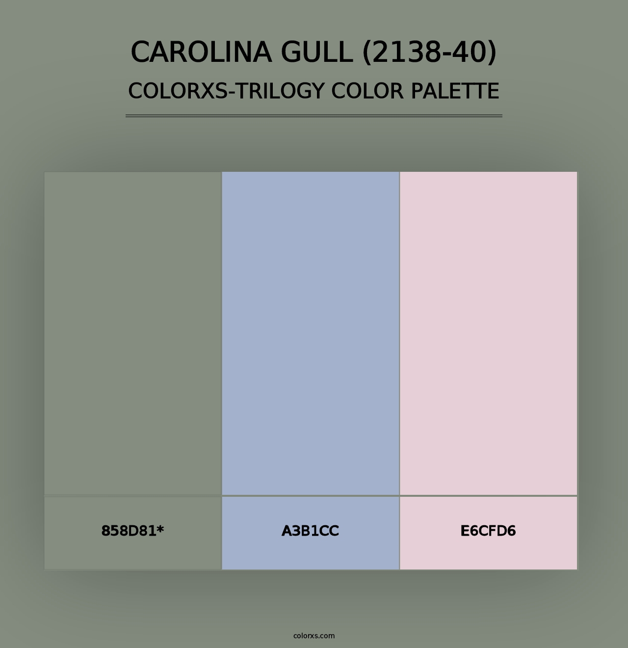 Carolina Gull (2138-40) - Colorxs Trilogy Palette