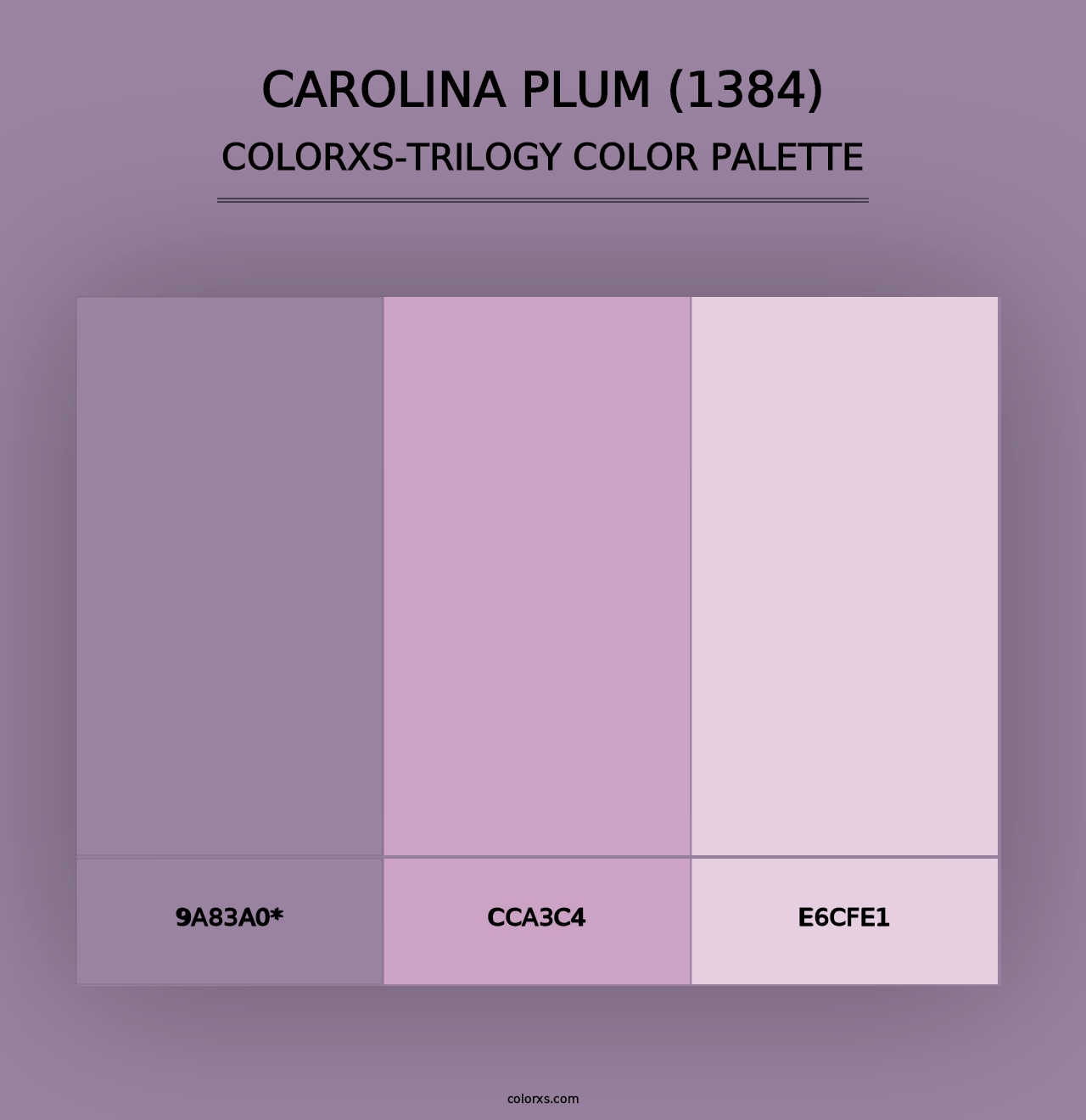 Carolina Plum (1384) - Colorxs Trilogy Palette