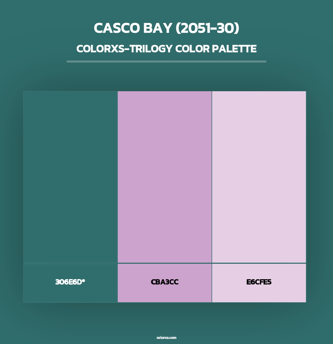 Casco Bay (2051-30) - Colorxs Trilogy Palette