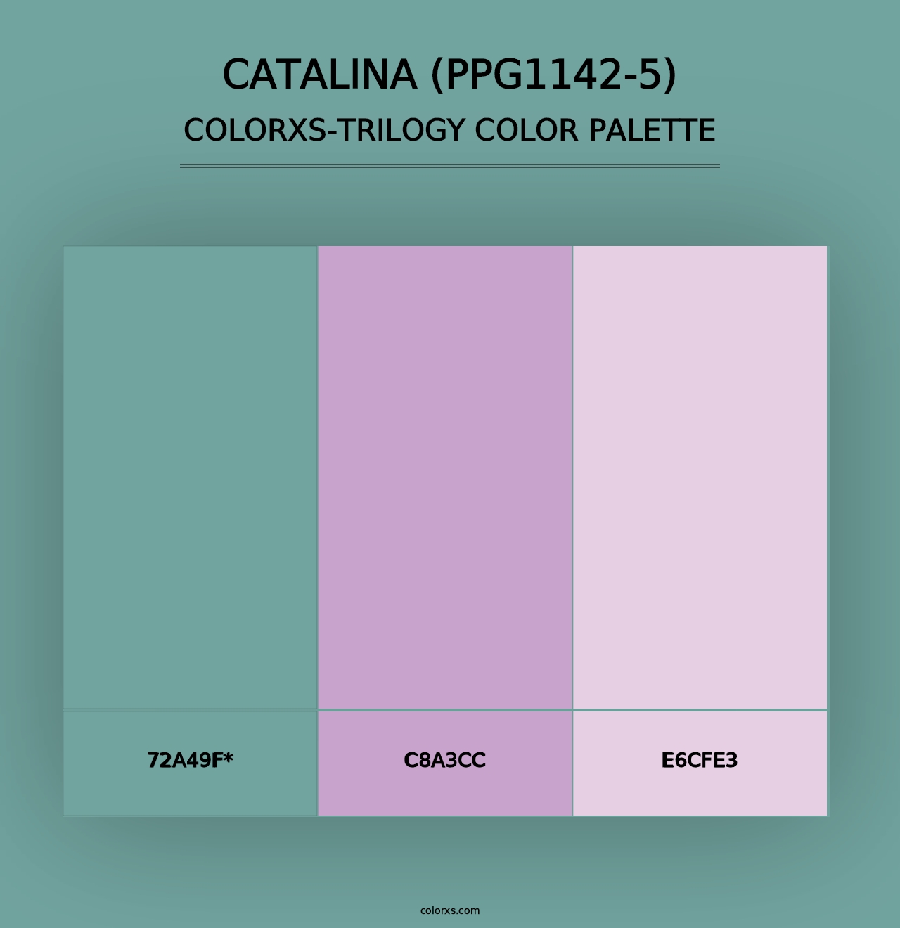 Catalina (PPG1142-5) - Colorxs Trilogy Palette