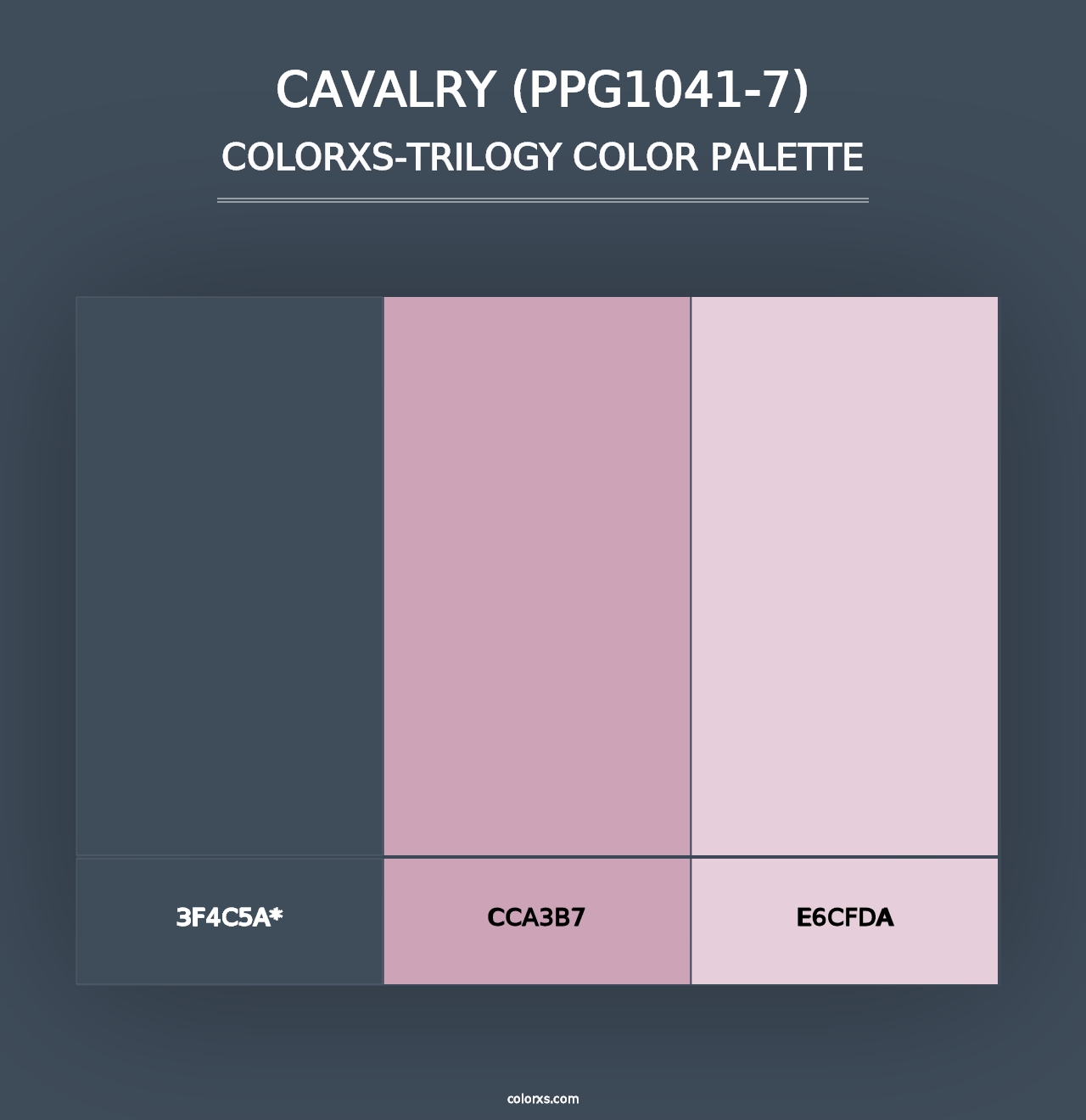 Cavalry (PPG1041-7) - Colorxs Trilogy Palette