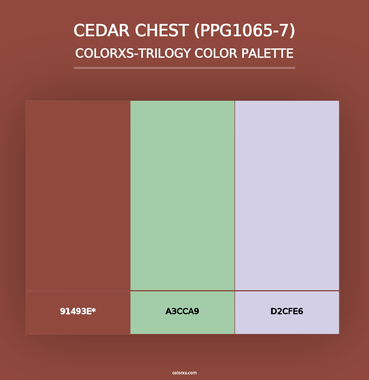 Cedar Chest (PPG1065-7) - Colorxs Trilogy Palette