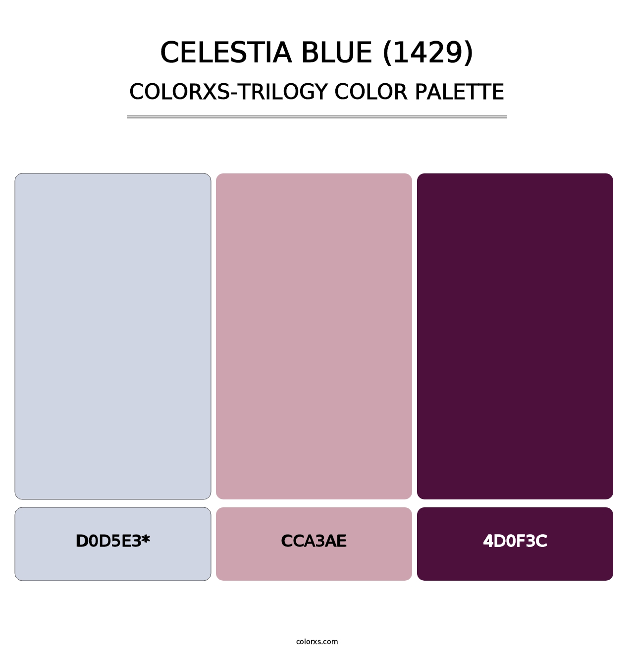 Celestia Blue (1429) - Colorxs Trilogy Palette