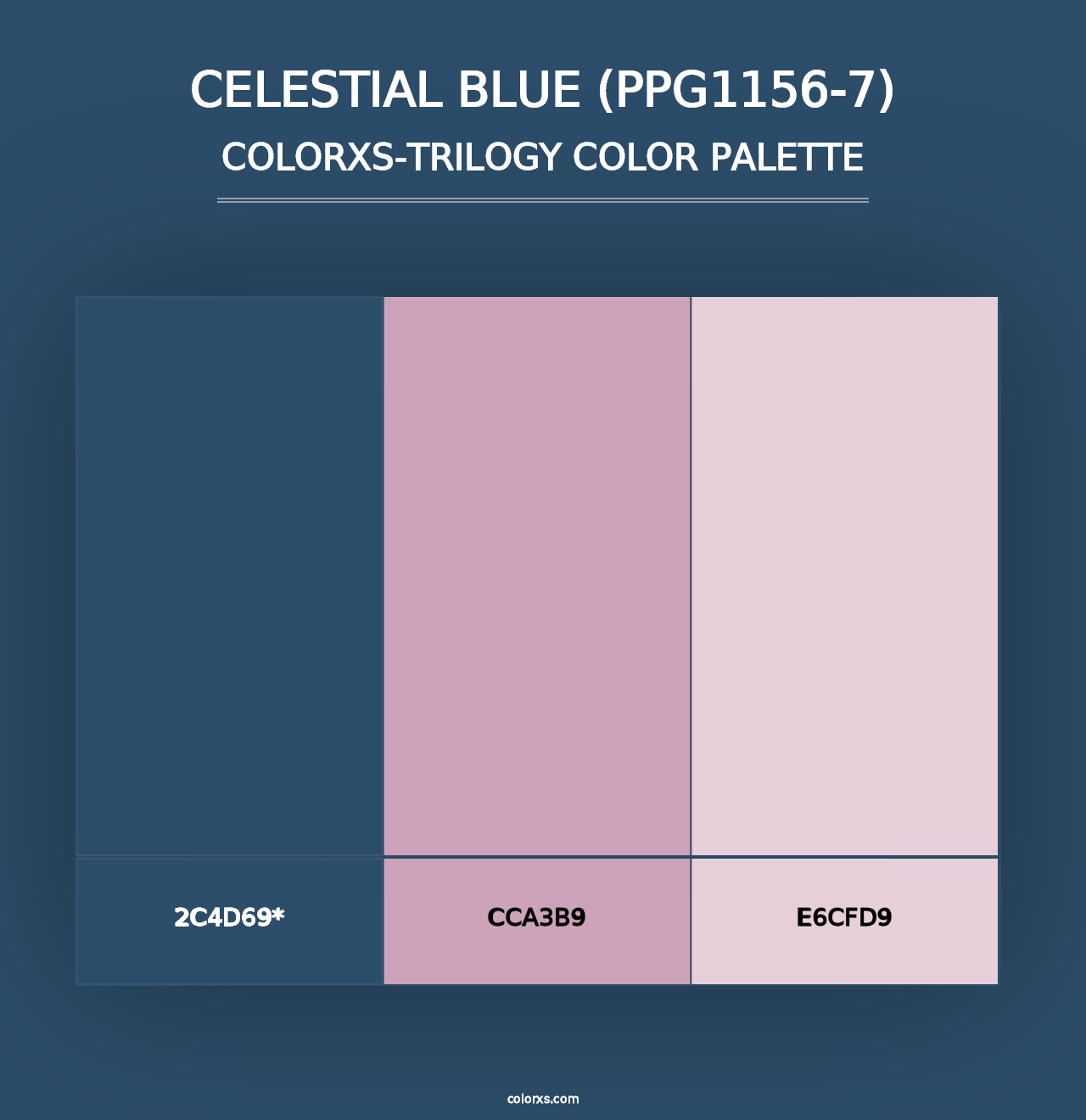 Celestial Blue (PPG1156-7) - Colorxs Trilogy Palette