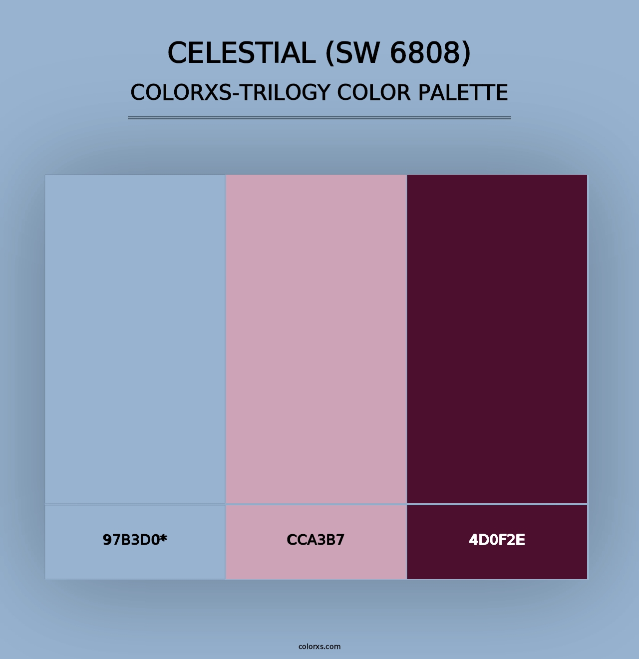 Celestial (SW 6808) - Colorxs Trilogy Palette