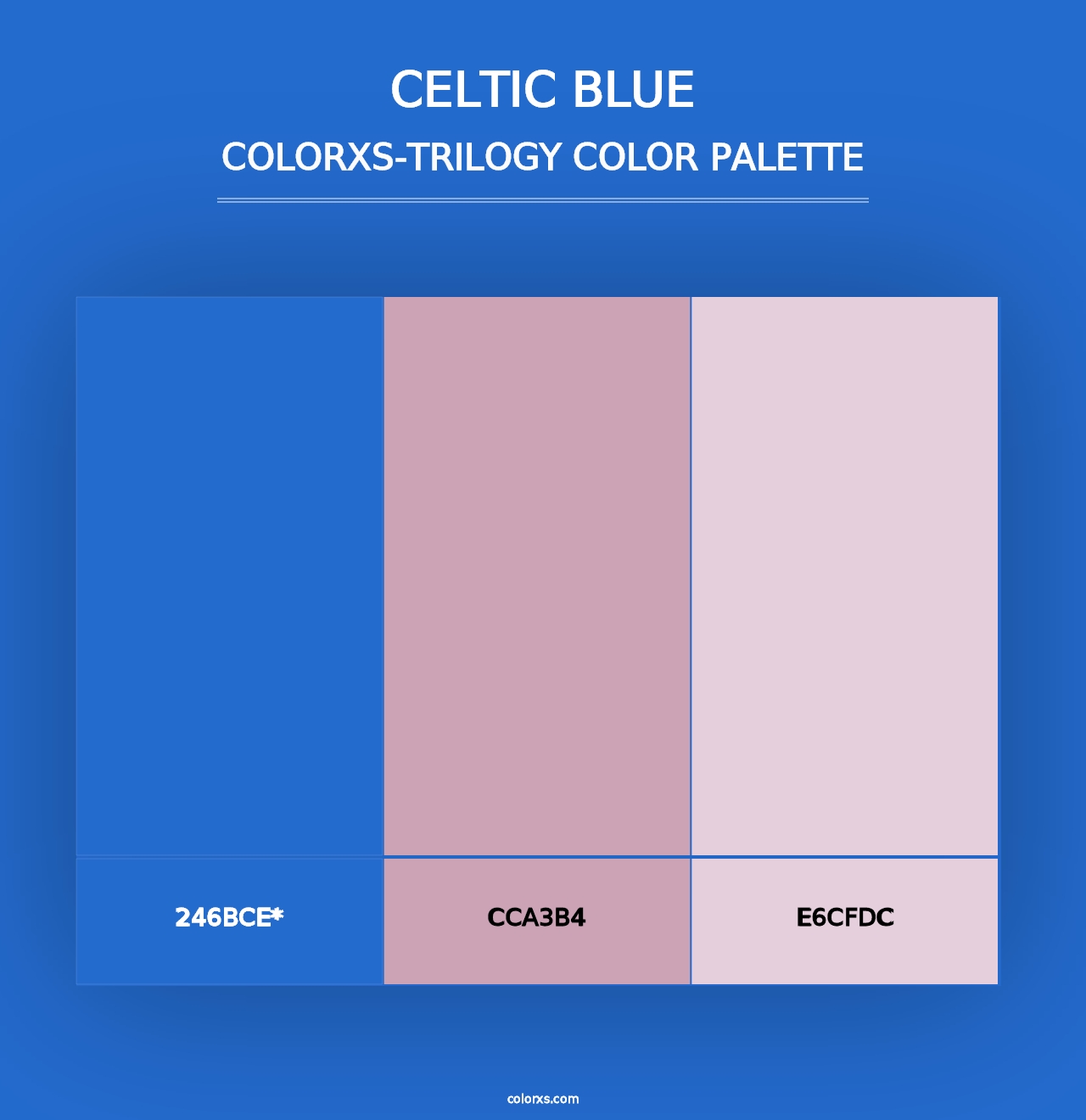 Celtic Blue - Colorxs Trilogy Palette