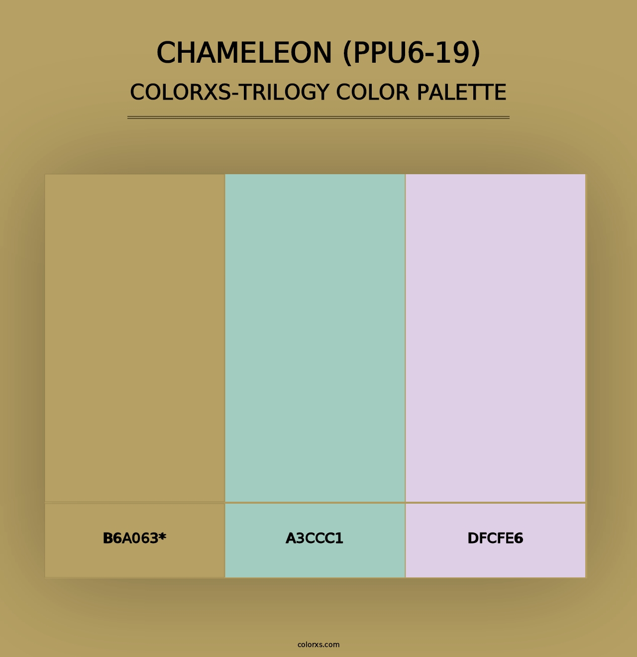 Chameleon (PPU6-19) - Colorxs Trilogy Palette