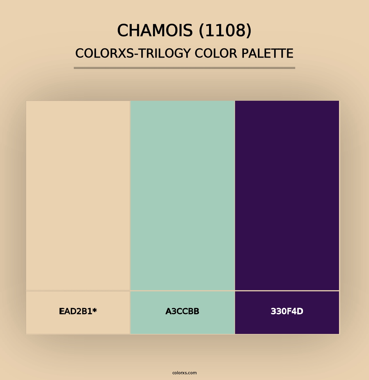 Chamois (1108) - Colorxs Trilogy Palette