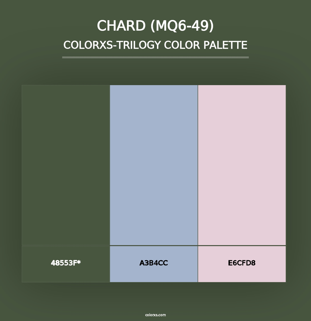 Chard (MQ6-49) - Colorxs Trilogy Palette