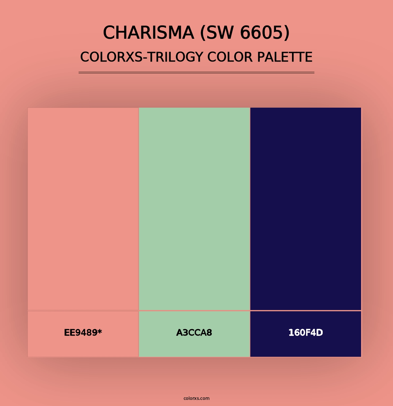 Charisma (SW 6605) - Colorxs Trilogy Palette