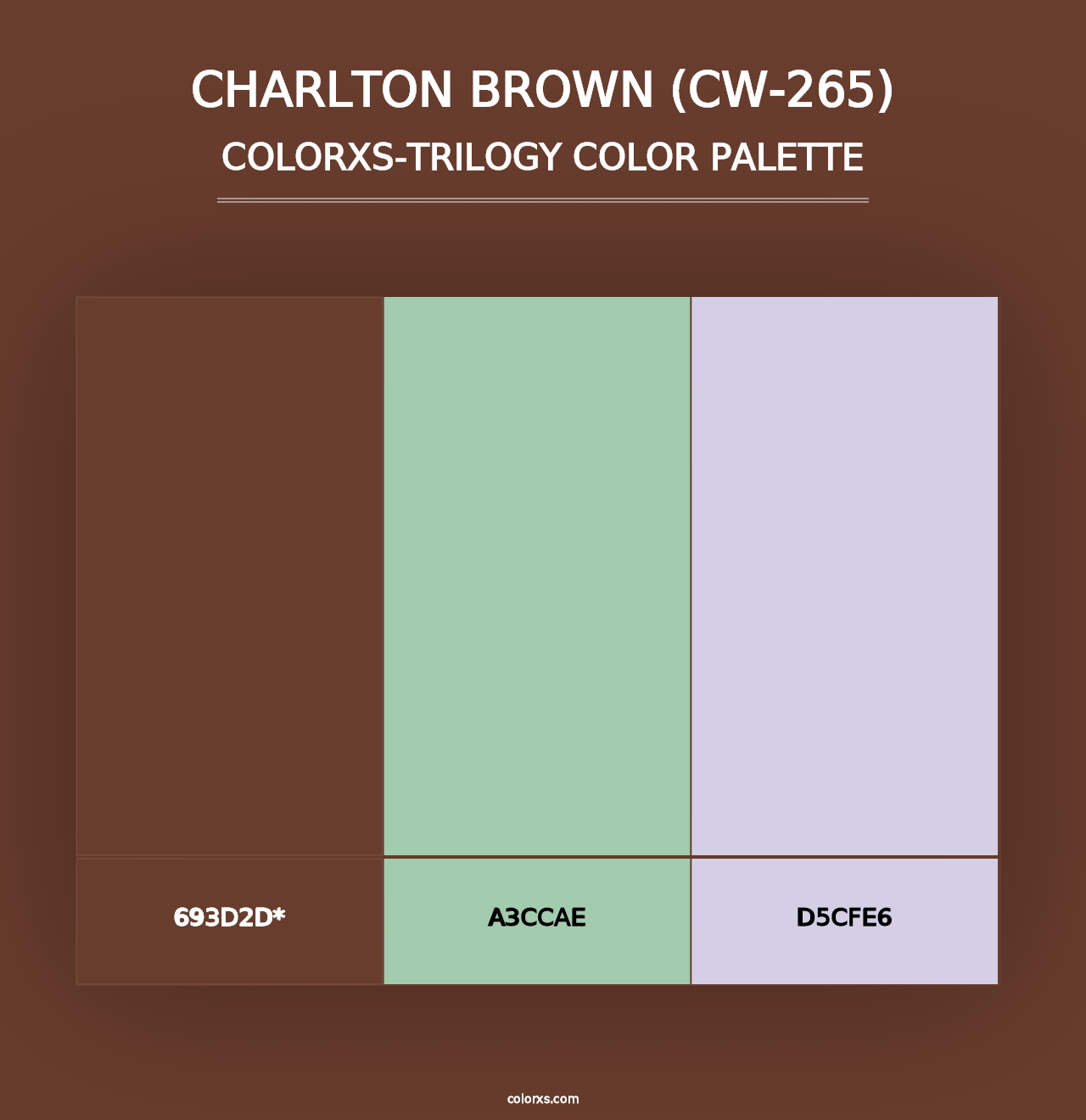 Charlton Brown (CW-265) - Colorxs Trilogy Palette