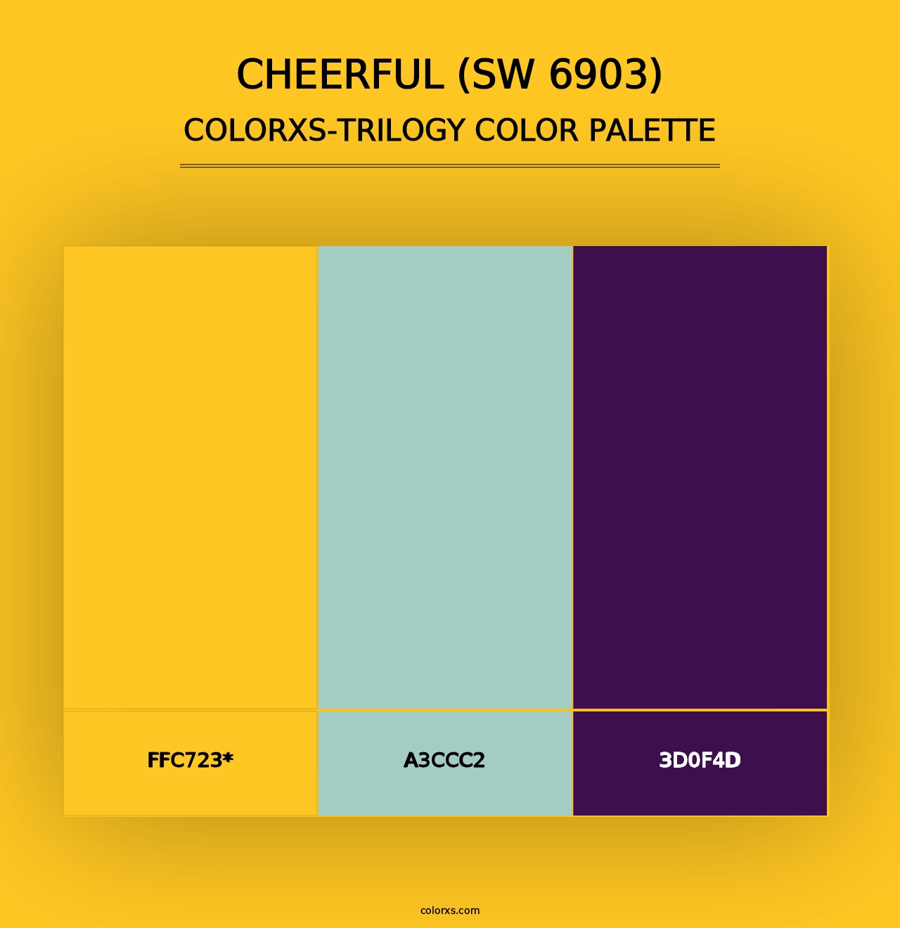 Cheerful (SW 6903) - Colorxs Trilogy Palette