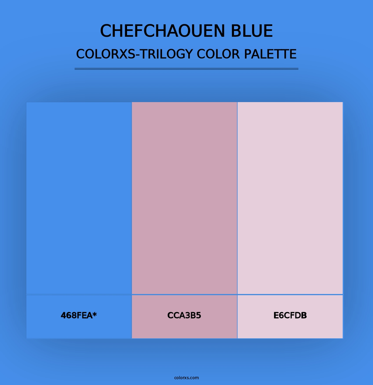 Chefchaouen Blue - Colorxs Trilogy Palette