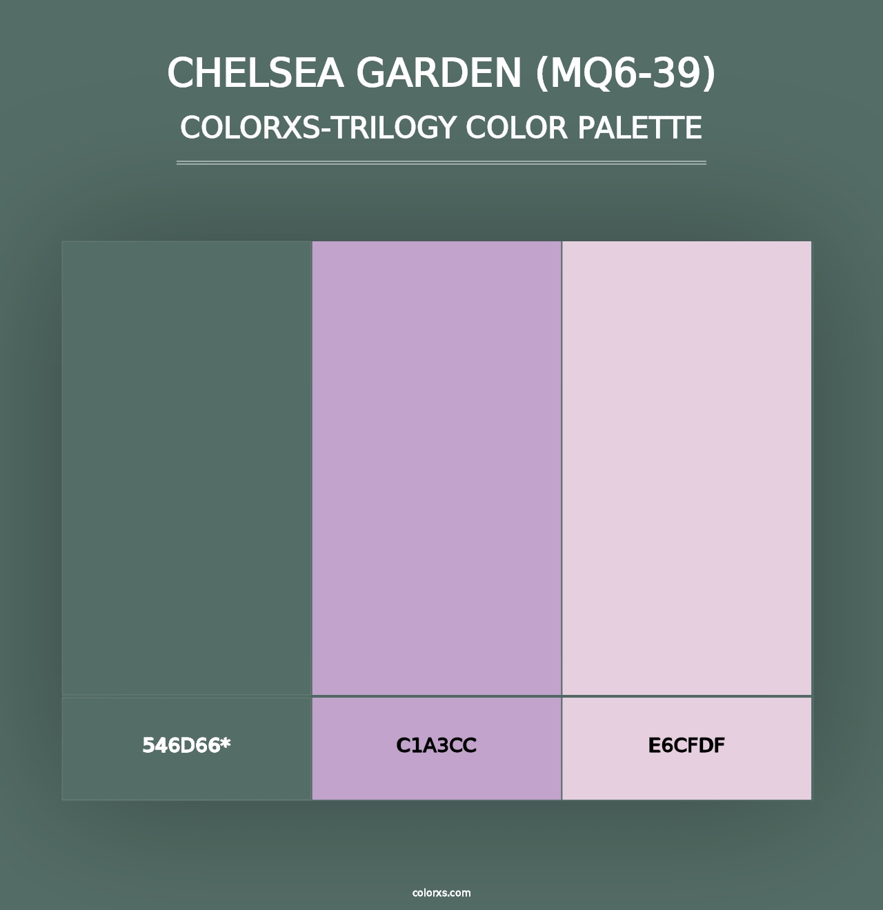 Chelsea Garden (MQ6-39) - Colorxs Trilogy Palette