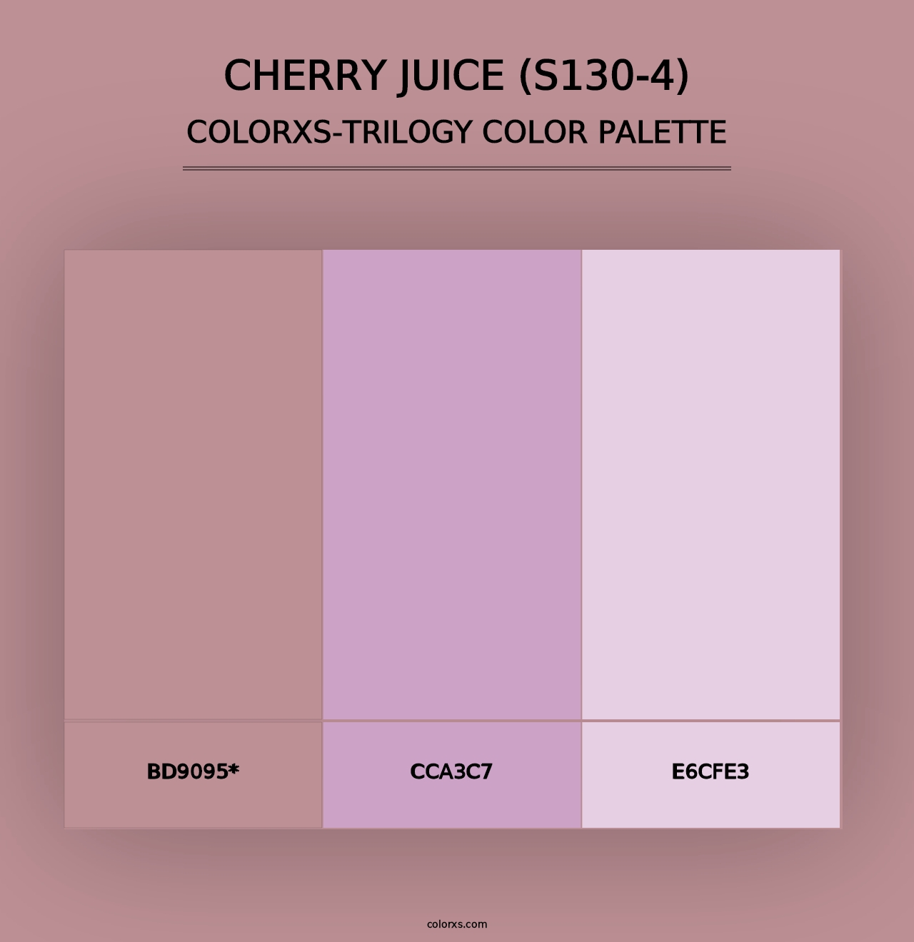 Cherry Juice (S130-4) - Colorxs Trilogy Palette