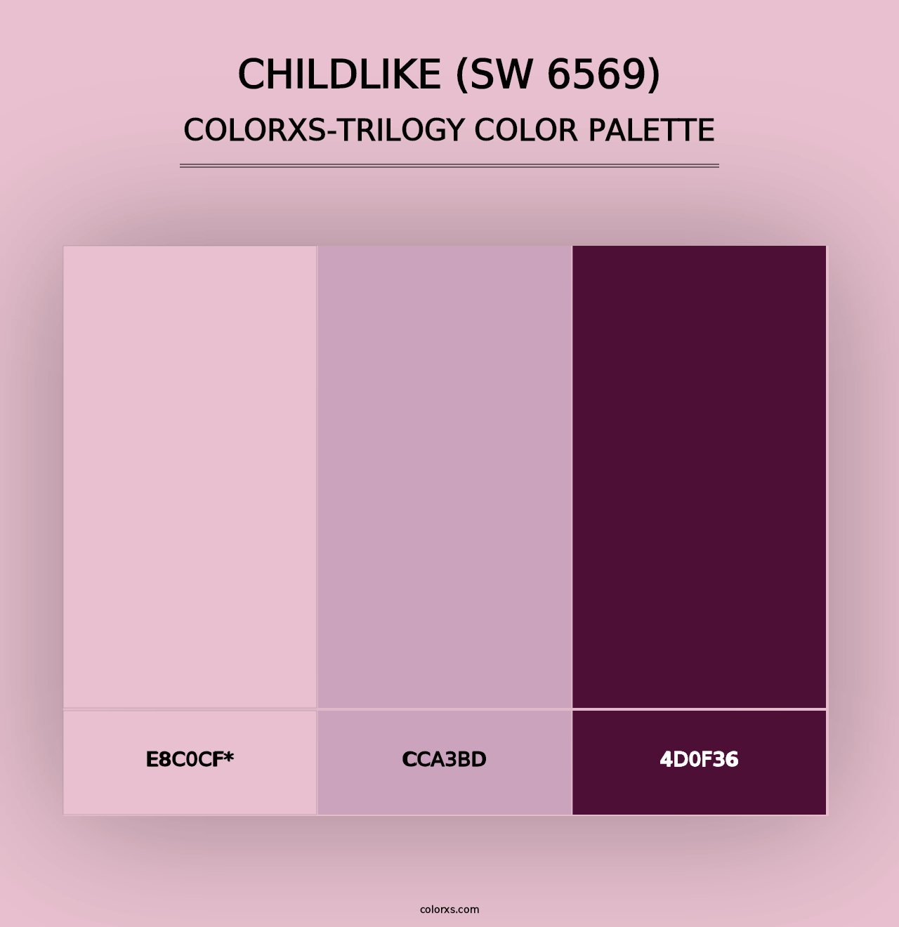 Childlike (SW 6569) - Colorxs Trilogy Palette