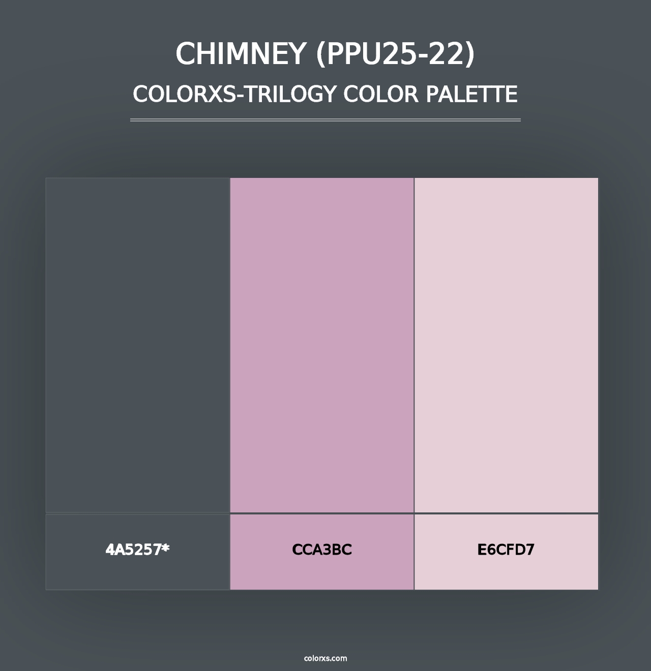 Chimney (PPU25-22) - Colorxs Trilogy Palette