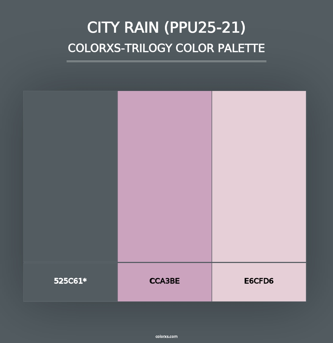 City Rain (PPU25-21) - Colorxs Trilogy Palette