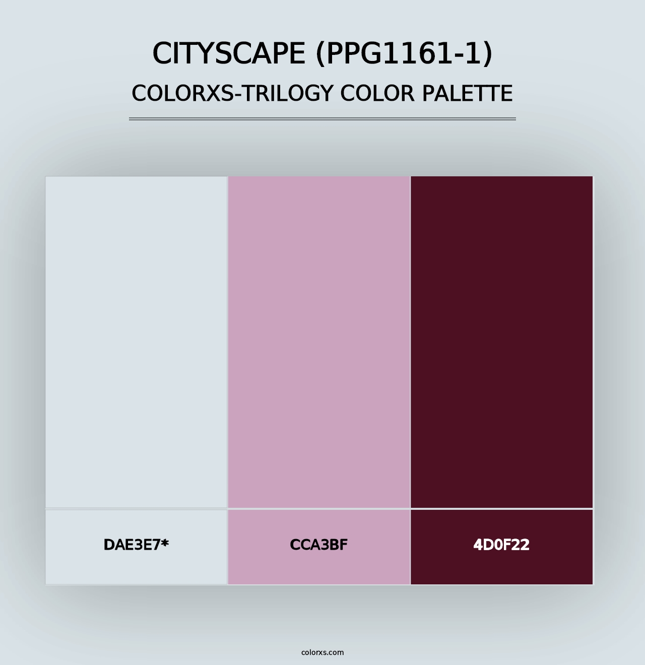 Cityscape (PPG1161-1) - Colorxs Trilogy Palette