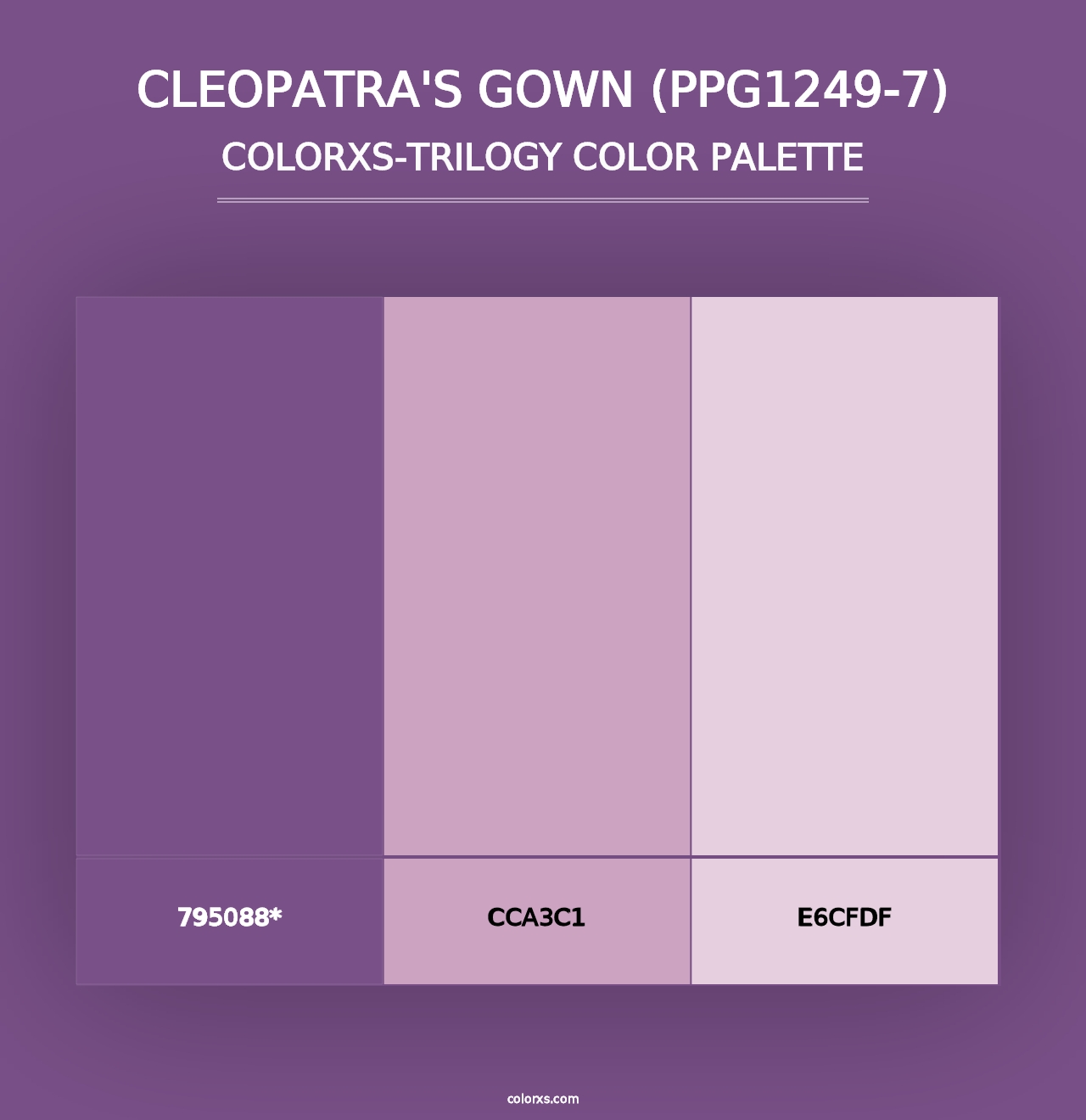 Cleopatra's Gown (PPG1249-7) - Colorxs Trilogy Palette