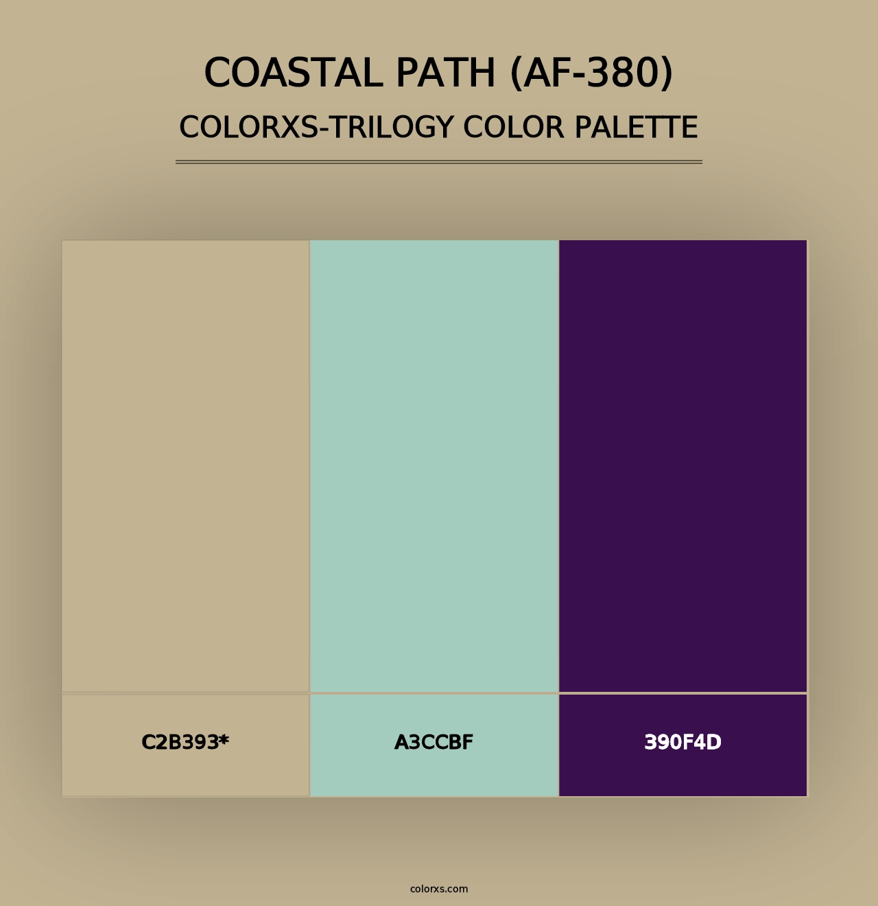 Coastal Path (AF-380) - Colorxs Trilogy Palette