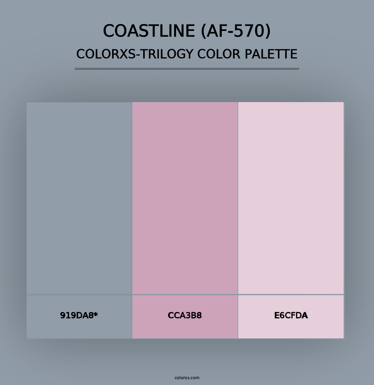 Coastline (AF-570) - Colorxs Trilogy Palette