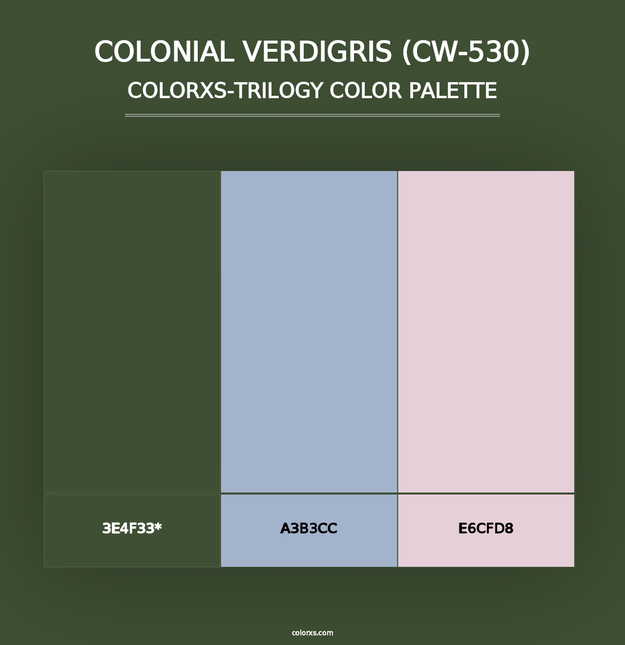 Colonial Verdigris (CW-530) - Colorxs Trilogy Palette