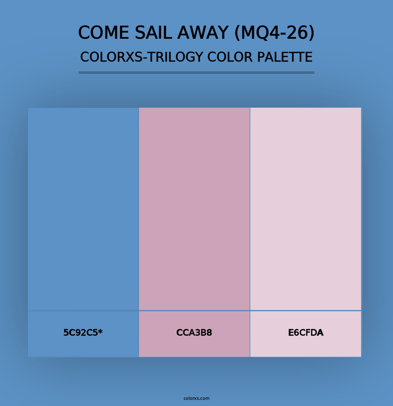 Come Sail Away (MQ4-26) - Colorxs Trilogy Palette