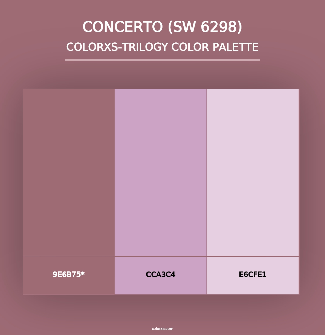 Concerto (SW 6298) - Colorxs Trilogy Palette