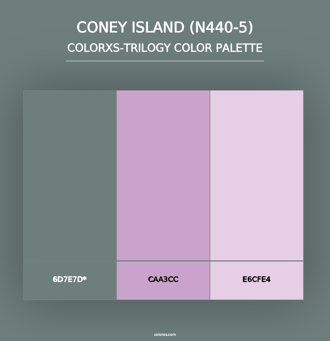 Coney Island (N440-5) - Colorxs Trilogy Palette