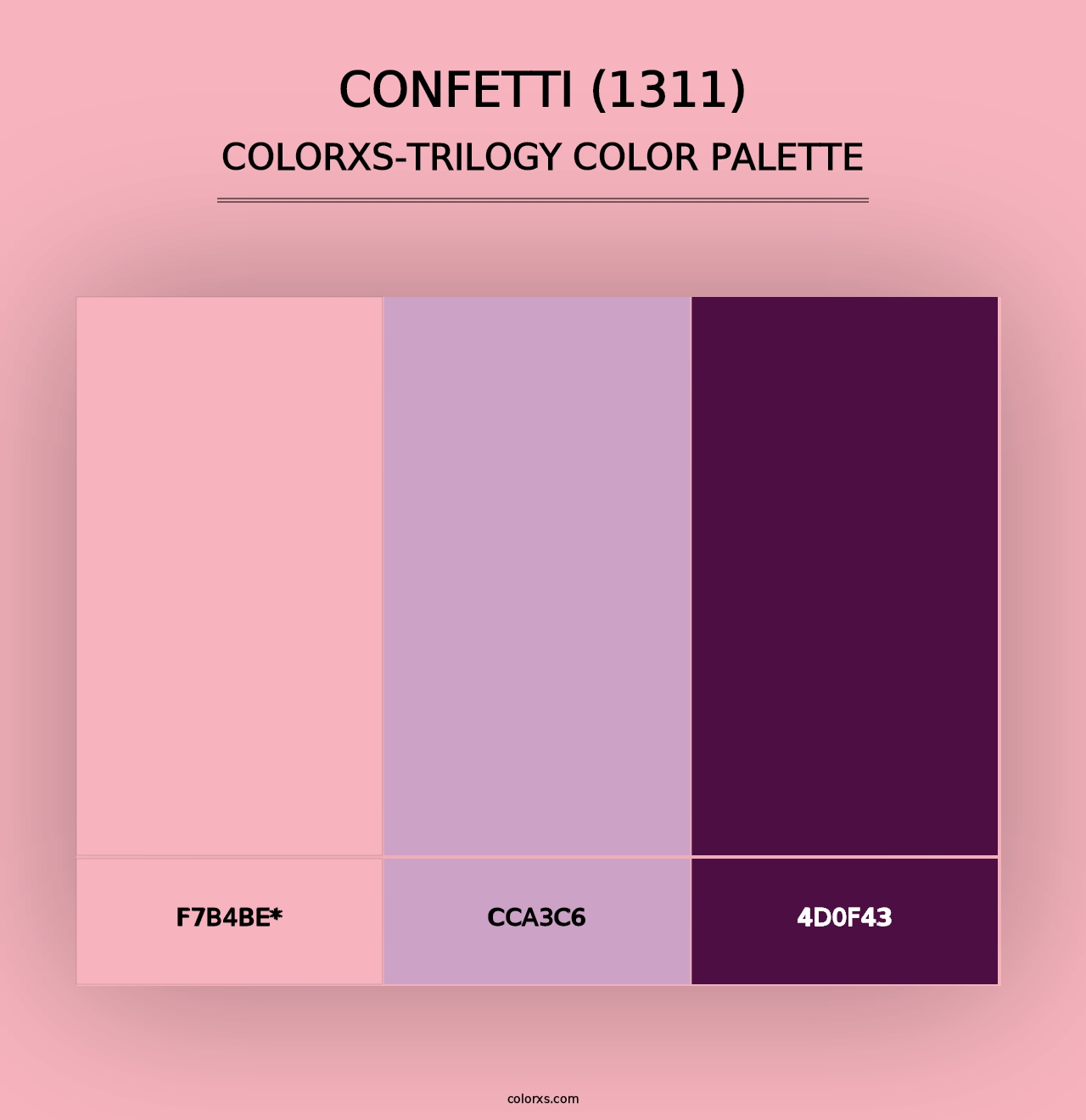 Confetti (1311) - Colorxs Trilogy Palette