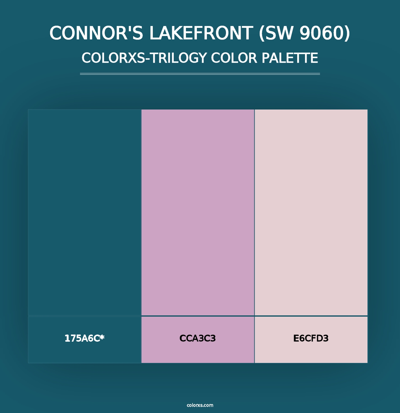 Connor's Lakefront (SW 9060) - Colorxs Trilogy Palette