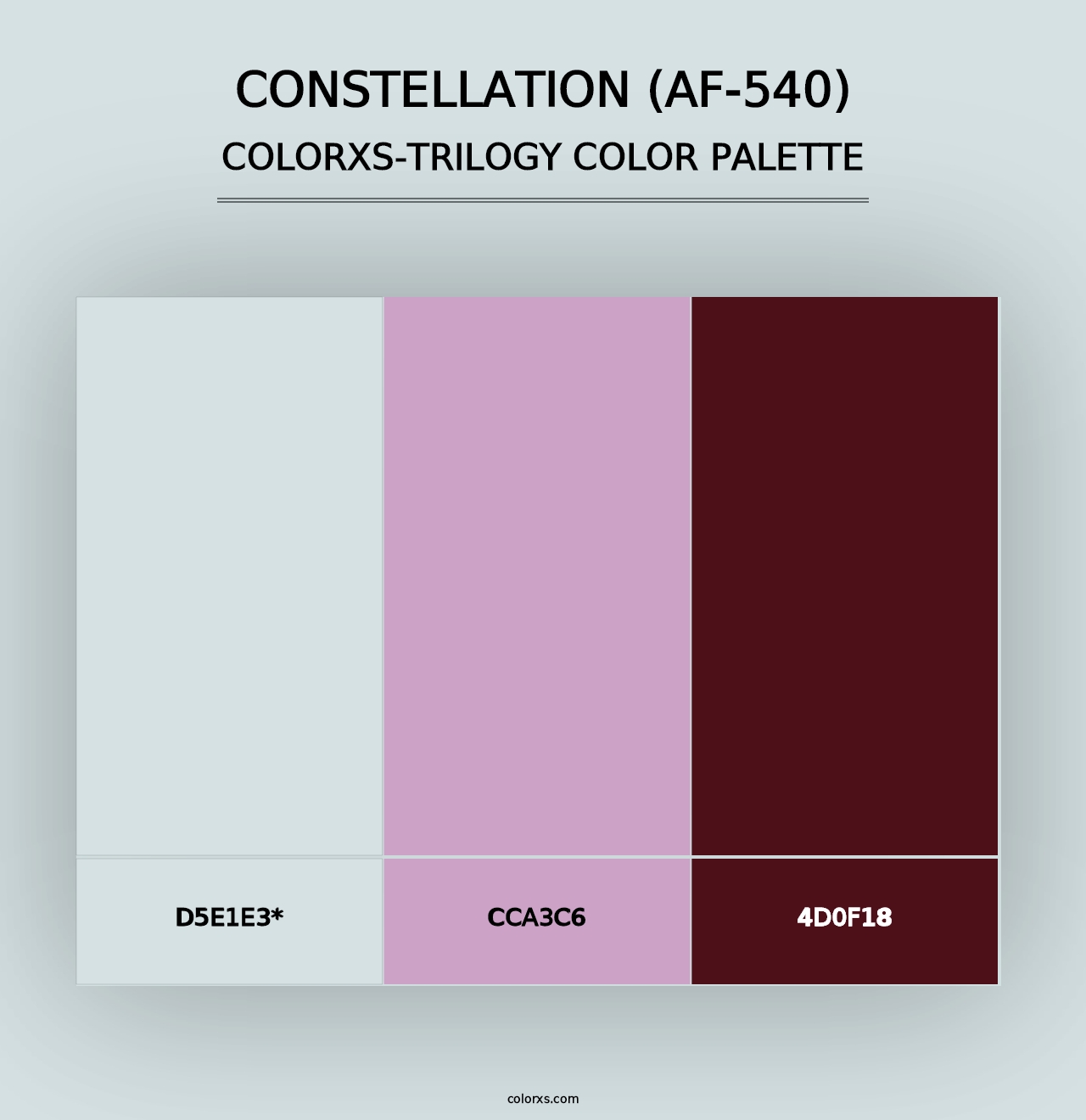 Constellation (AF-540) - Colorxs Trilogy Palette