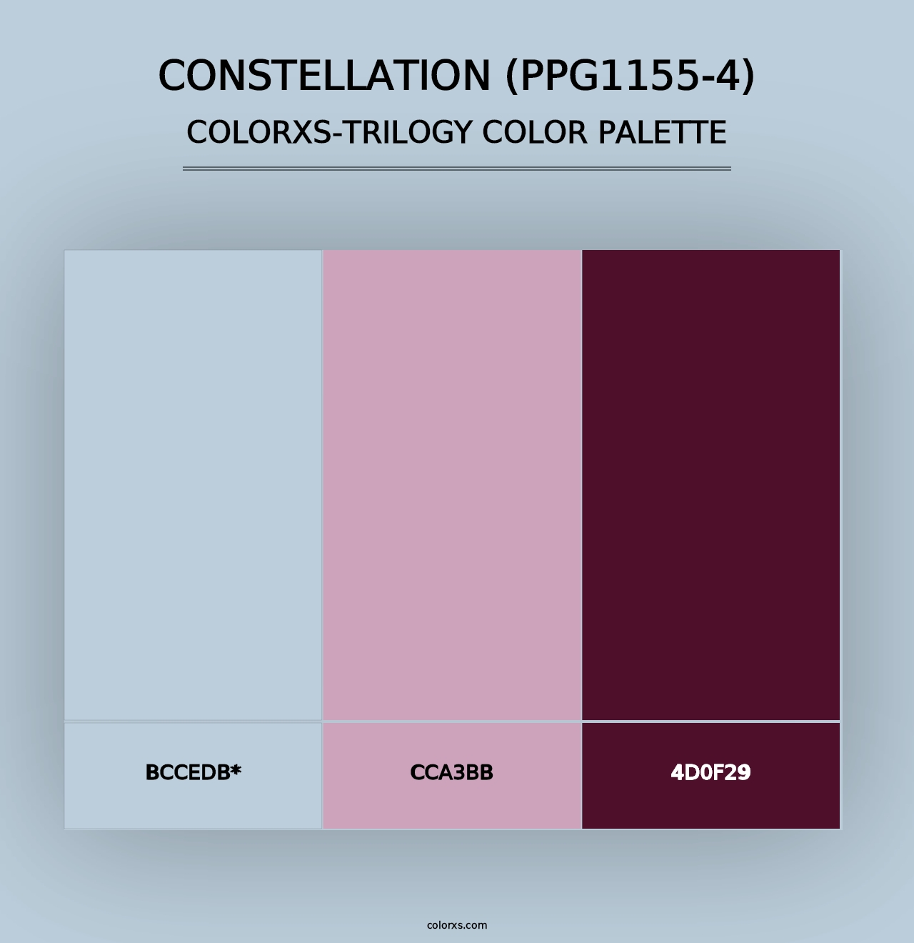 Constellation (PPG1155-4) - Colorxs Trilogy Palette