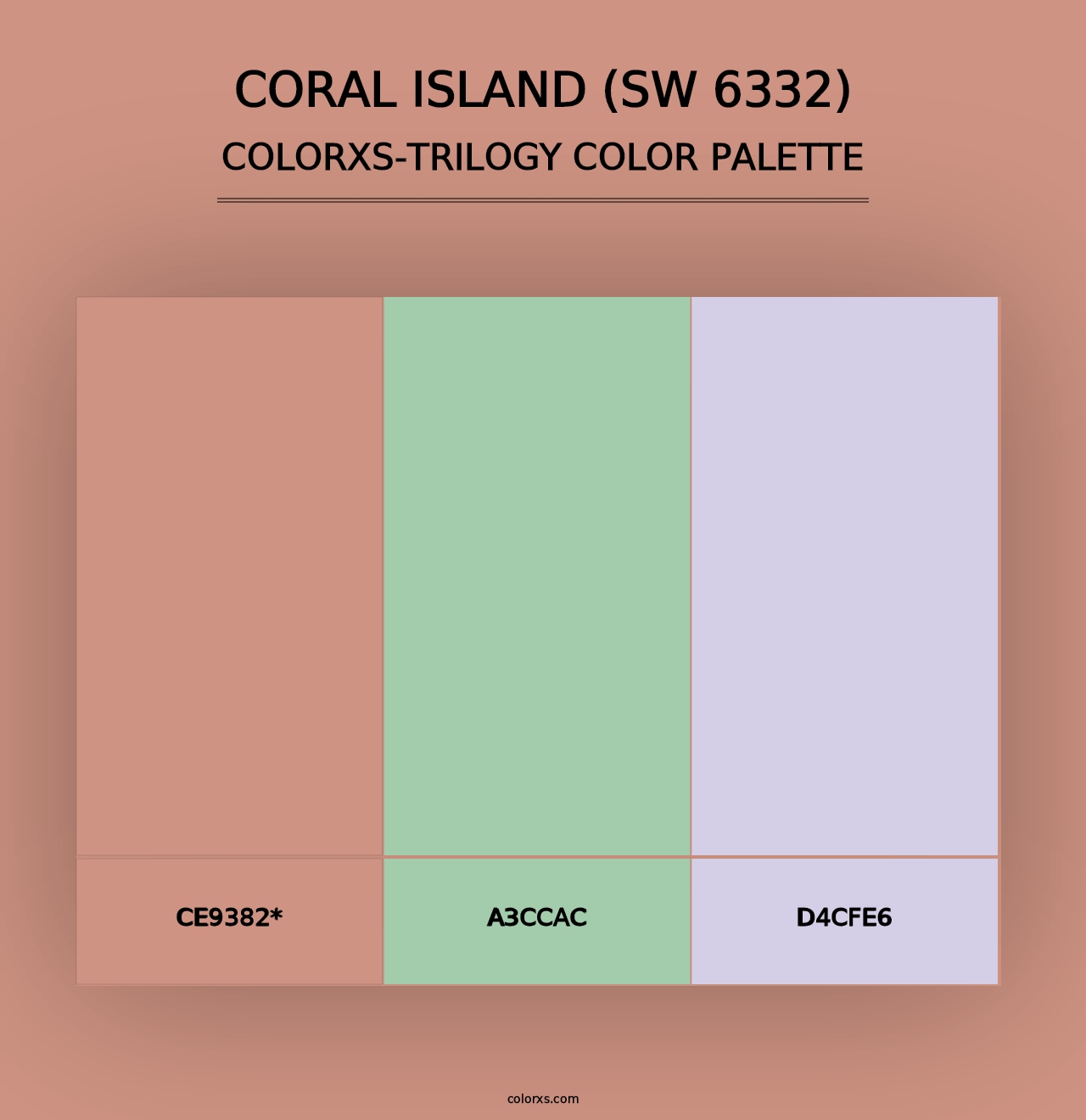 Coral Island (SW 6332) - Colorxs Trilogy Palette